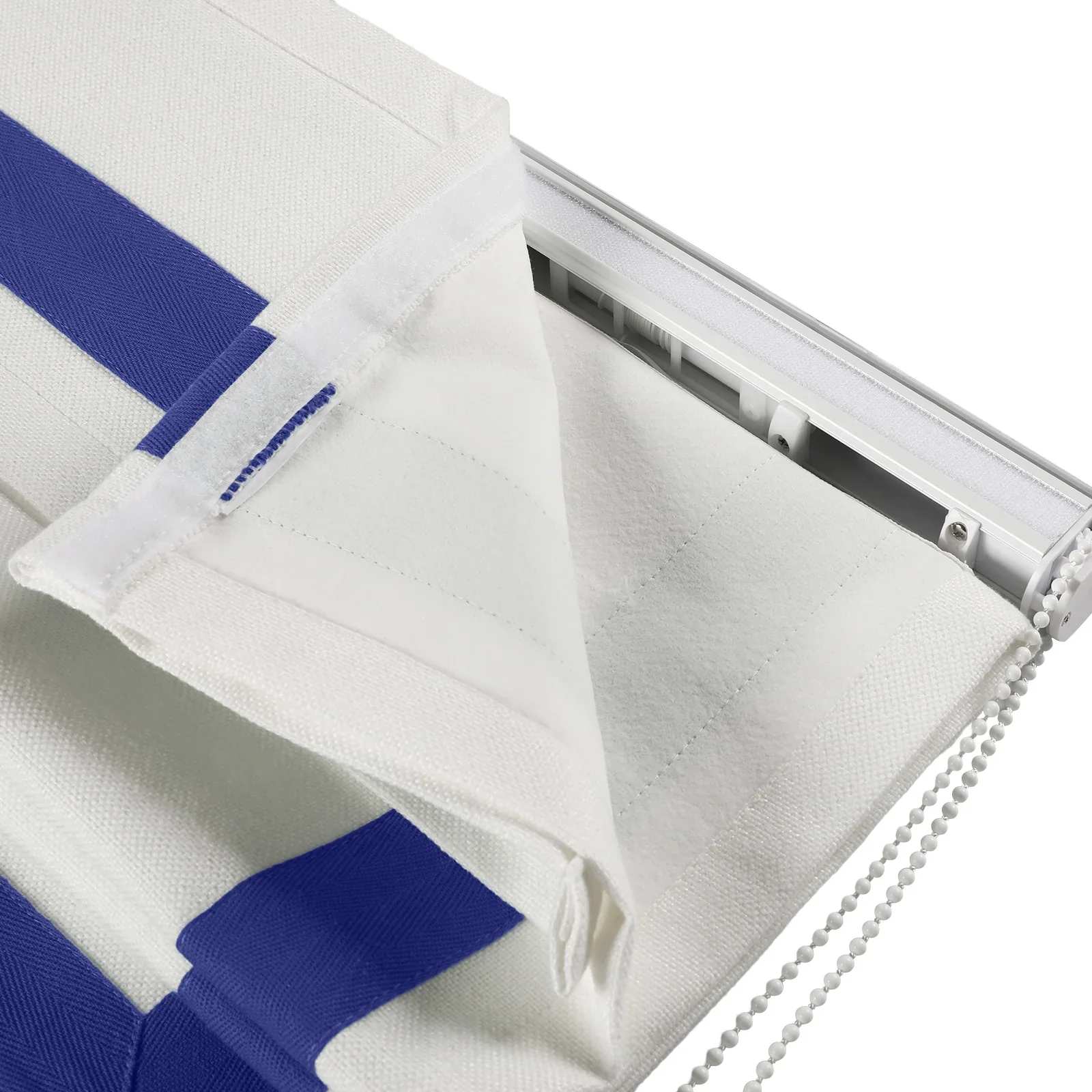 Tyrone Roman Shade with Border Cord Lift - Image 8