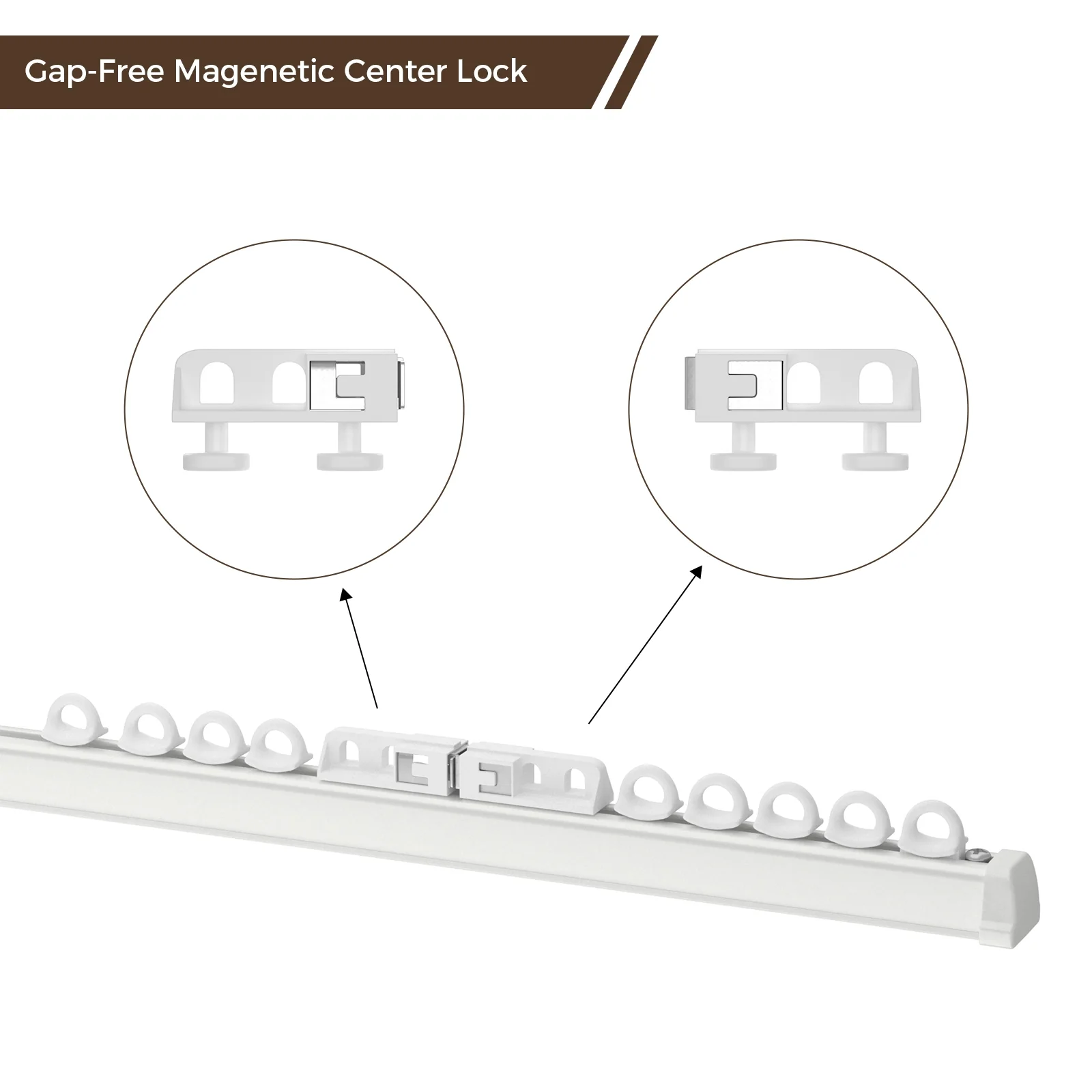 Velin Bendable Single Ceiling Curtain Track - Image 8