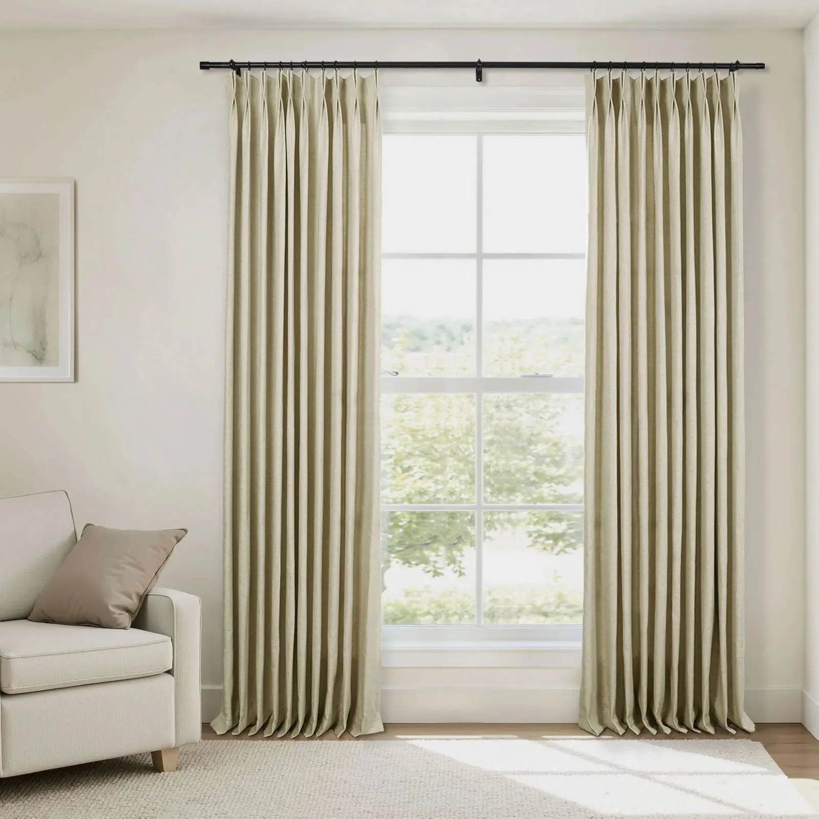 Zola Custom Heavyweight Curtain Pleated - Image 16